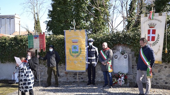 Cressa, commemorato l'eccidio di Mora e Gibin