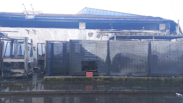 Borgomanero, si contano i danni dopo l'incendio alla Lidl