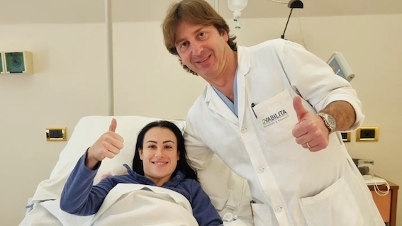 La campionessa Vanessa Ferrari operata a Fara Novarese
