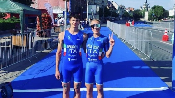 Mondiali Duathlon: successi per gli atleti della nazionale che si erano preparati sul Lago d'Orta