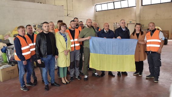 Visita del responsabile in Italia del volontariato ucraino a Borgomanero