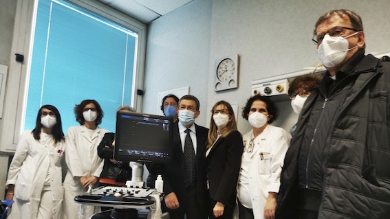 Donato un ecolordoppler Chison I8 all’Oncologia dell’Ospedale S.S. Trinità di Borgomanero 