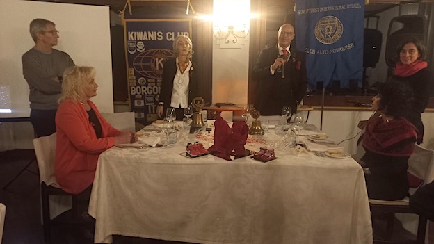 Serata congiunta Kiwanis- Soroptimist per dire "No" alla violenza sulle donne