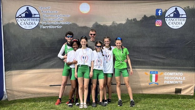 Canottieri Lago d'Orta, Cadette del Quattro di coppia campionesse regionali