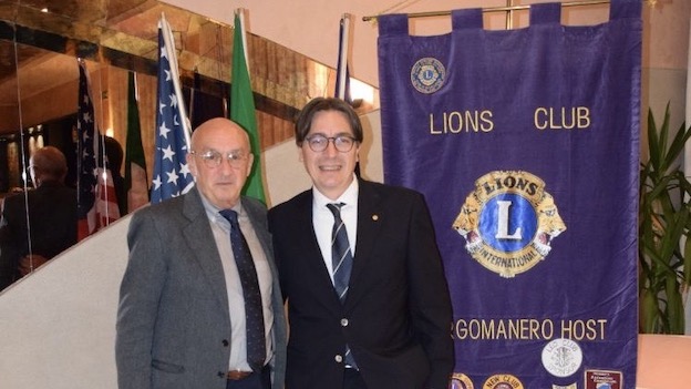 Il presidente della Fondazione Gaber ospite del Lions Club Borgomanero Host