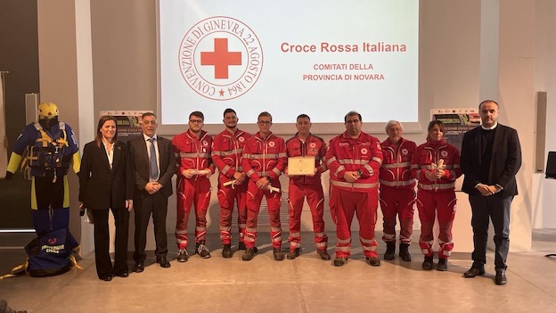 Cri di Borgomanero, riconoscimento per l'intervento alluvione in Emilia Romagna