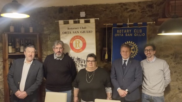 Conviviale Rotary Orta San Giulio e Rotaract: spazio ad importante service