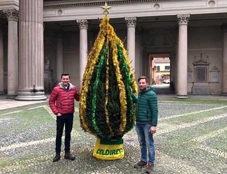 Coldiretti Giovani Impresa: donato albero di Natale alla Curia