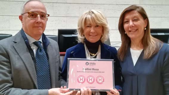 Ospedale "Maggiore": tre "bollini rosa" dalla Fondazione Onda