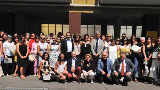 Consegnati gli attestati di partecipazione al corso "Benessere in oncologia" ad estetiste e acconciatori