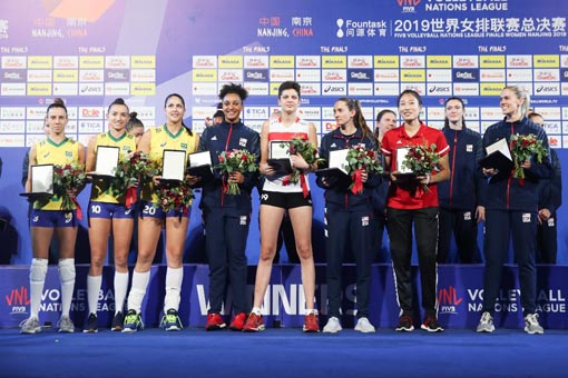 Volley Nation League positiva per la giocatrice della Igor Megan Courtney