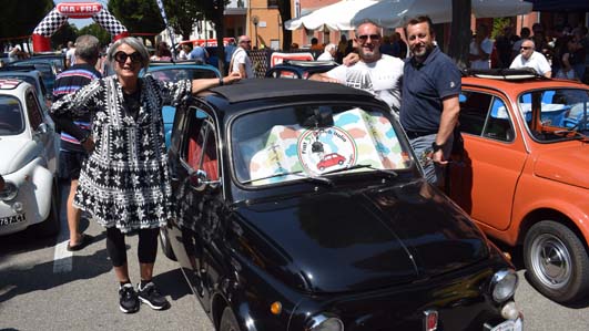 Oleggio, grande partecipazione al raduno delle 500