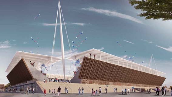 Cittadella dello Sport: vince il concept di Andrea Maffei Architects