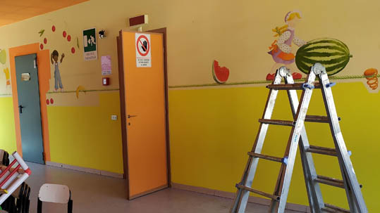Scuola dell'Infanzia "San Paolo": tinteggiature e nuove esperienze didattiche