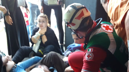 Bellinzago, in 600 all'esercitazione di maxi-emergenza del Master di Medicina dei Disastri. Foto