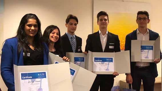 Sci-Tech Challange 2019: a Bruxelles vincono gli studenti del liceo "Antonelli" di Novara 