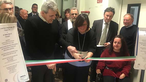 Novara, inaugurato lo sportello Cip-Inail