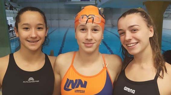 Ottimo inizio di stagione per le ondine della Libertas Nuoto