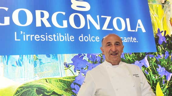 Consorzio Gorgonzola presente alla manifestazione "Forme" a Bergamo