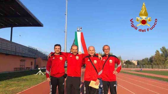 Campionato Italiano di Fondo dei vigili del fuoco: terzo posto per la squadra di Novara