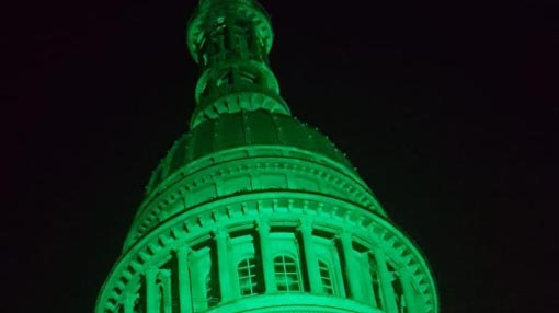 Giornata Nazionale sulla Sla: la Cupola era colorata di verde