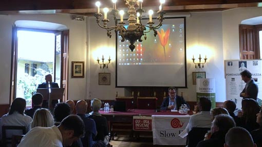 Tanti i temi affrontati nella conferenza di Slow Food alla Festa dell'Uva