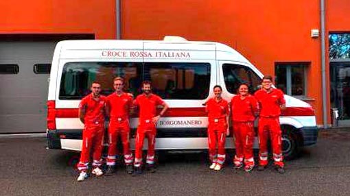 Squadra della Cri di Borgomanero alla Gara Nazionale di primo soccorso