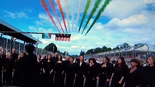 Amadeus Kammerchor in mondovisione al Gp d'Italia di F1