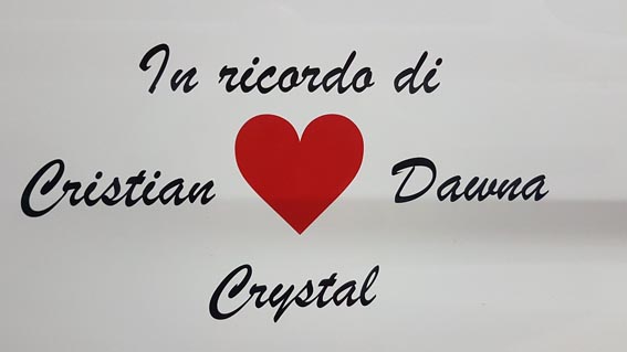 Oleggio, inaugurati i mezzi della Cri in ricordo di Crystal, Dawna e Cristian Cecala