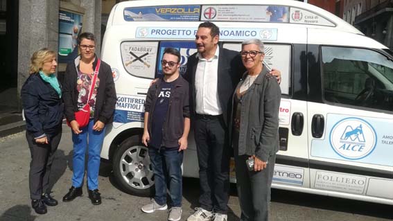 Nuovo mezzo per diversamente abili donato al Comune