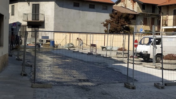 Cameri, proseguono i lavori di riqualificazione in via Baracca