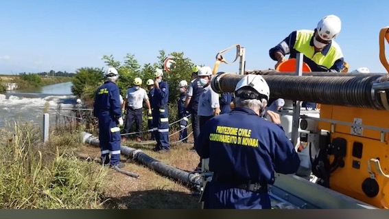 Esercitazione del Coordinamento Territoriale del Volontariato di Protezione Civile di Novara 