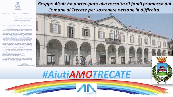 Il Gruppo Altair a sostegno del fondo "AiutiAMO Trecate"