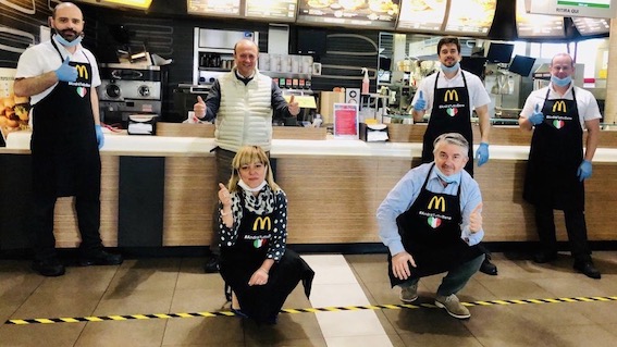 "Un sorriso per lo sport":  Mc Donald's offre 100 pasti al giorno per una settimana per i più bisognosi