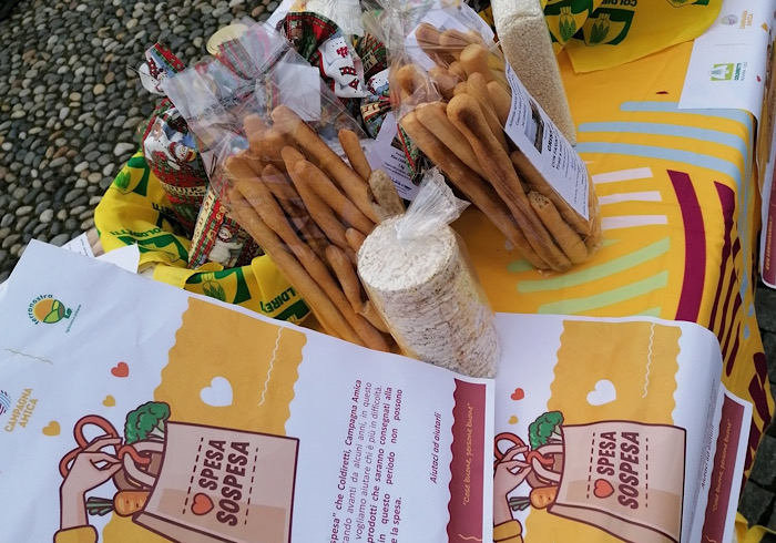 Dai produttori di Campagna Amica e Coldiretti cibo per le famiglie in difficoltà