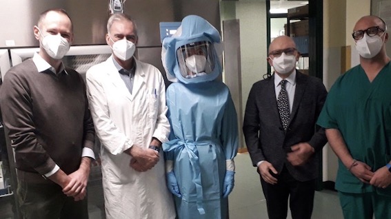   Fondazione "Franca Capurro per Novara": caschi protettivi di ultima generazione donati alla Terapia Intensiva