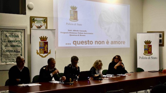 Violenza sulle donne: iniziativa di sensibilizzazione della Questura all'Istituto Bonfantini