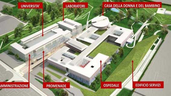 Via libera alla Città della Salute e della Scienza di Novara: i dettagli