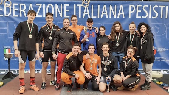  Asd Team Quisquash 2000 Novara al primo posto in Piemonte per la pesistica