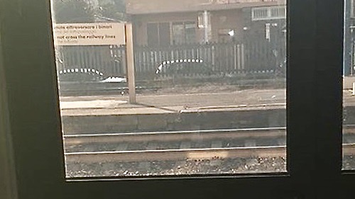 Trecate: sostituita la porta della sala d'attesa della stazione