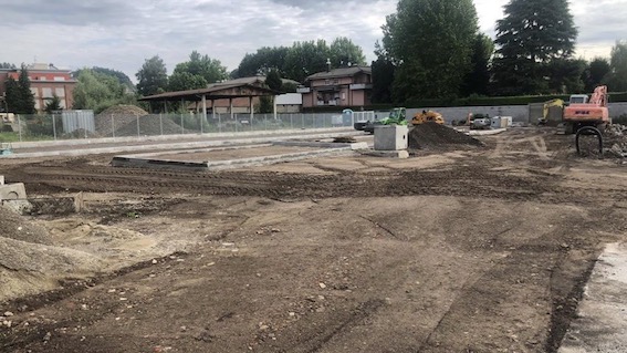 A buon punto i lavori del nuovo parcheggio delle medie ad Arona
