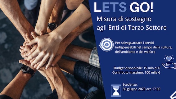 "Let's go": bando per gli enti del Terzo settore