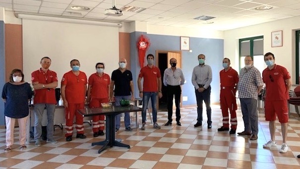 Trecate, visita del neo presidente del Comitato Regionale Piemonte della Cri 