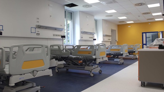 Ospedale Maggiore: terminati i lavori alla terapia intensiva/subintensiva donata dalla Fondazione De Agostini