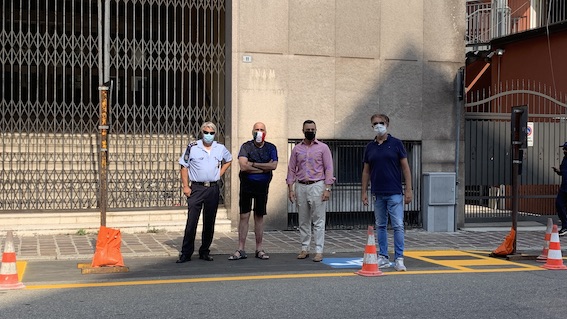 Novara, in fase di realizzazione nuovi stalli di sosta per i disabili