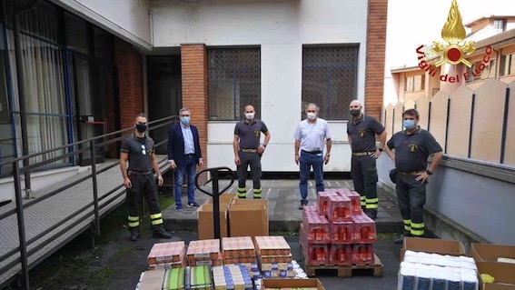 Vigili del fuoco: donazione per chi è in difficoltà