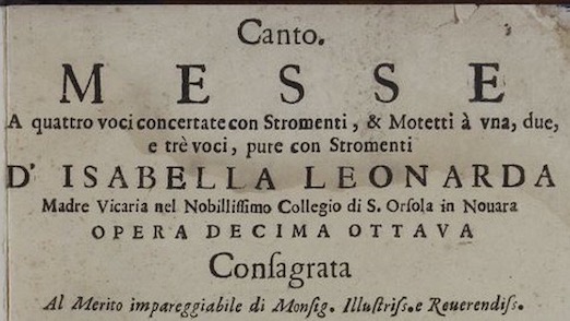  Donne novaresi nella storia: Isabella Leonarda