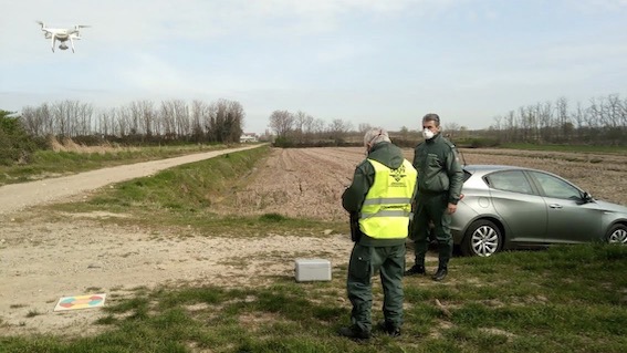 Polizia provinciale: nuovi controlli con il drone per verificare gli spostamenti