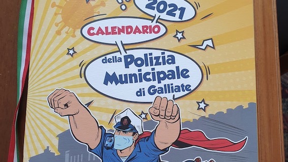Galliate: anche quest'anno realizzato il calendario della polizia municipale