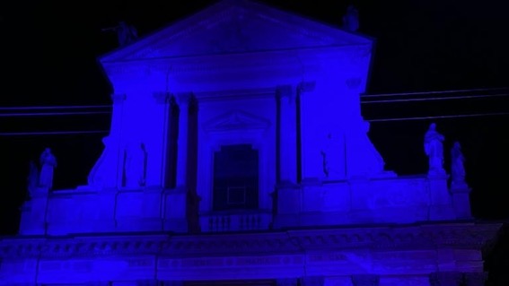  Giornata Mondiale per il tumore al pancreas: Oleggio illumina di viola il Santuario di Loreto 
